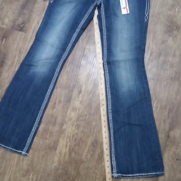 Rock Revival Women's 27 Elaina Easy Boot Embellished Embroidered Distressed NWT - Picture 12 of 13